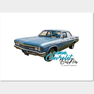 1966 Chevrolet Bel Air 4 Door Sedan Posters and Art